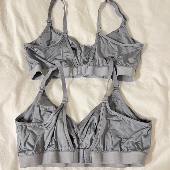 Bodily Do Anything Nursing and Pumping Bras - 2 size Medium, slate grey blue - Picture 4 of 10